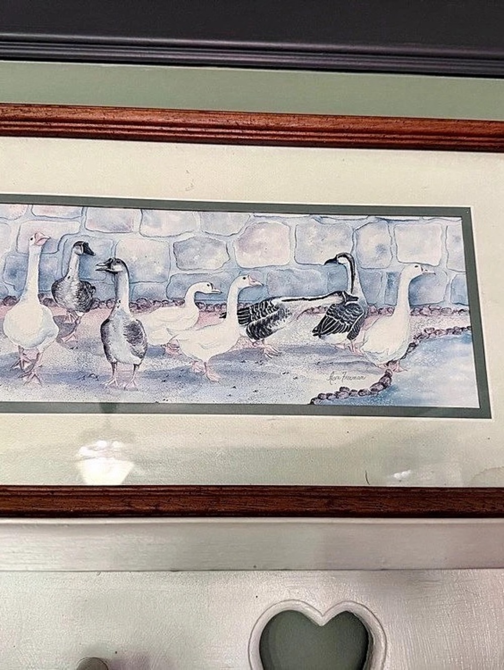 Vintage  “Geese” art Print by Ava Freeman